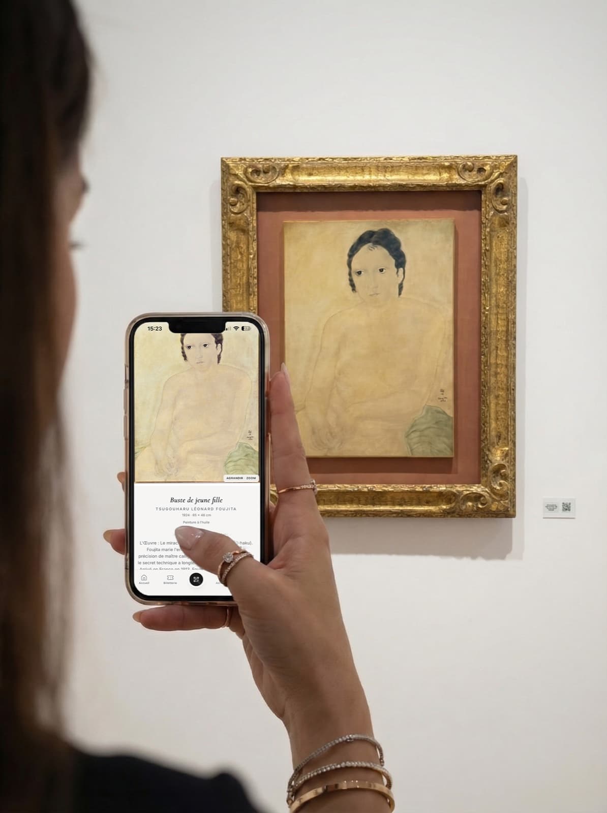 Œuvre de Foujita présentée dans Trésors de la Belle Époque
