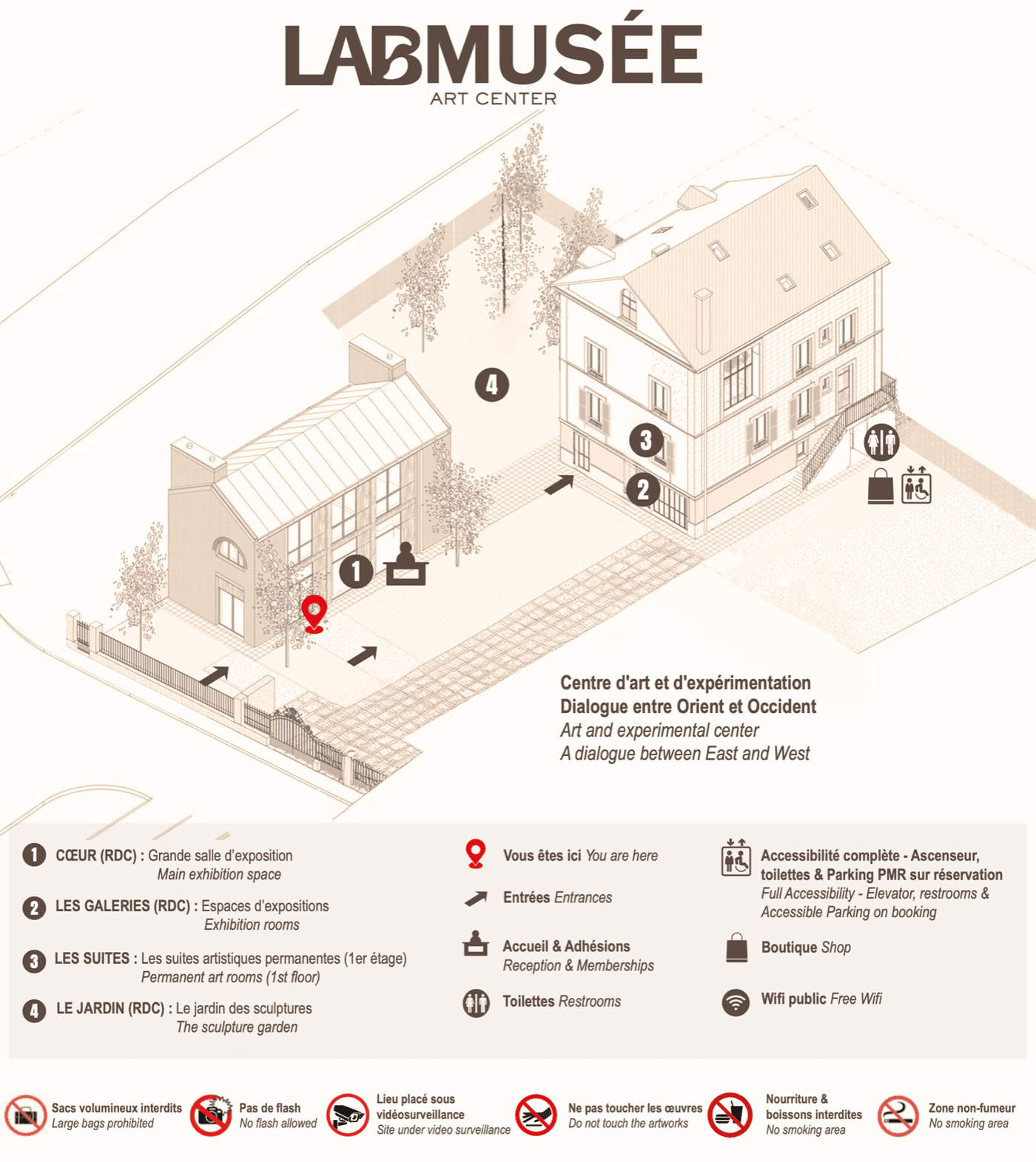 Map of LabMusée in Auvers-sur-Oise