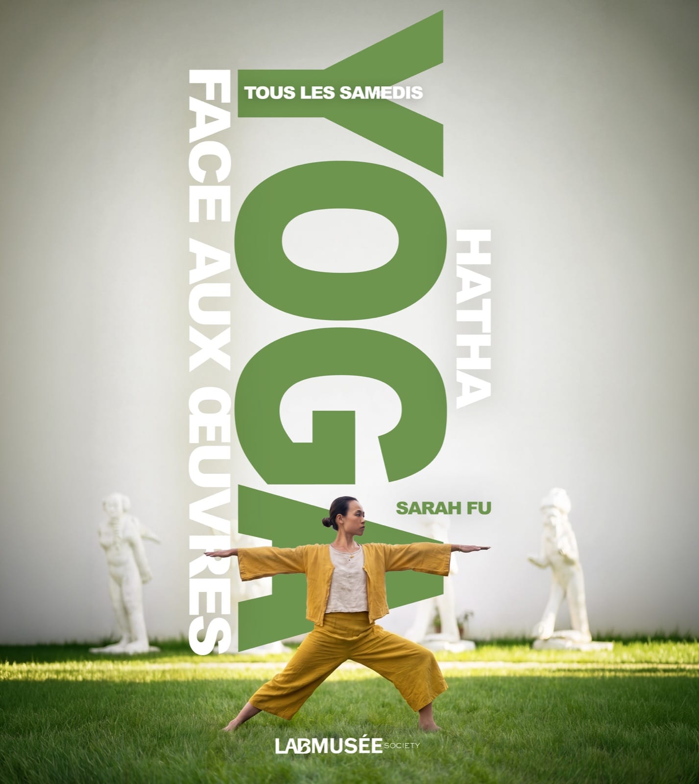 Affiche officielle — Yoga face aux œuvres